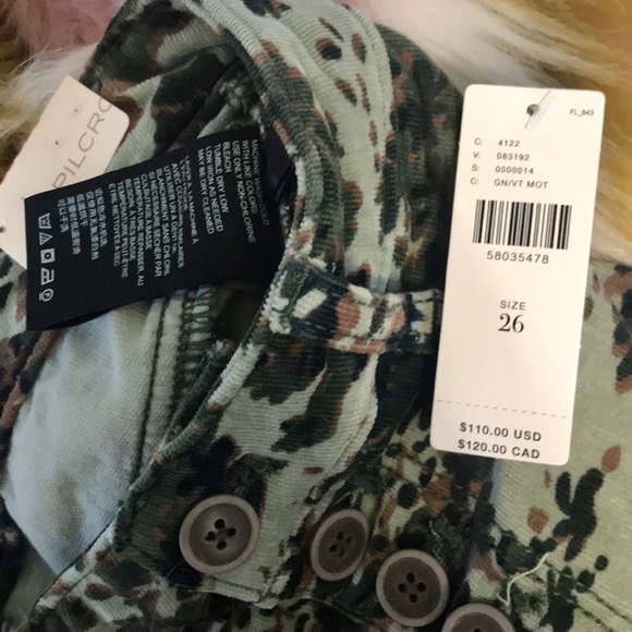 Pilcro High-Rise Button-Fly Skinny Corduroy Pants - Picture 8 of 15